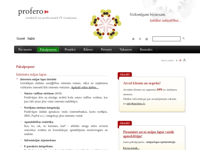 Profero, SIA